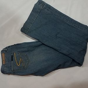 Seven7 wide leg denim jeans